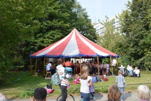 Stadtteilfest Borgfelde im Afrikanischen Zentrum in Hamburg